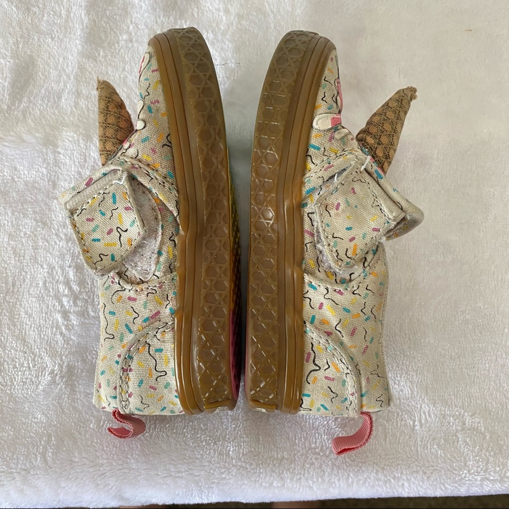 Vans Asher V Toddler Ice Cream Cone Skater Shoes - Picture 6 of 9